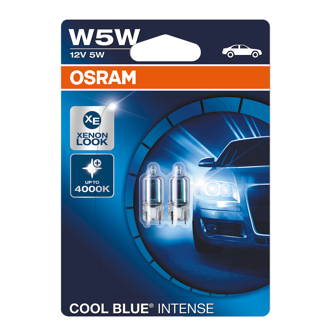 501 W5W Osram Halogen Cool Blue Sidelights