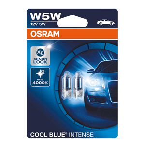 501 W5W Osram Halogen Cool Blue Sidelights