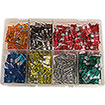 Mix pack of 300 Plug-in Spade fuses 