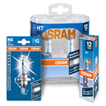 H4 Osram Night Breaker 12v 60/55w +90% (pair) NEW! 