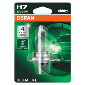 H7 Osram Ultra Life 12V 55W Bulb 