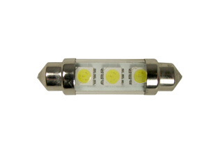 LED 24V 3 x SMD LED High Power Festoon Bulb - 42mm