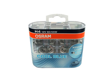 H4 OSRAM Cool Blue Hyper 5000K Headlight Bulbs
