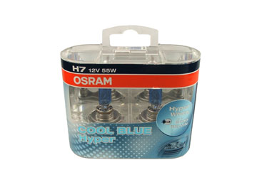 H7 OSRAM Cool Blue Hyper 5000K Headlight Bulbs