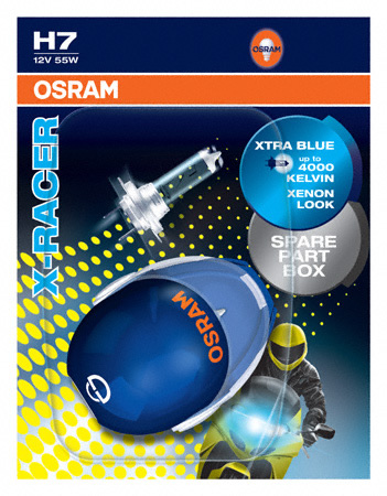 H7 OSRAM X-Racer Xtra Blue Bulb