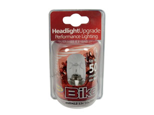 RMU412 RING 12V 20W P26s +50% Upgrade Halogen Headlamp Bulb (Upgrades 610/613 Standard Bulb)