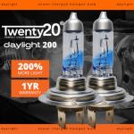 H7 Twenty20 Daylight200 +200% 12V 55W 477 Halogen Bulbs