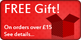 Free gift on orders over �15
