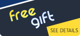 Free gift all orders of &pound;15