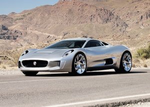 Jaguar C-X75 Gas/Electric Concept Supercar