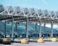 Spanish motorway toll booths