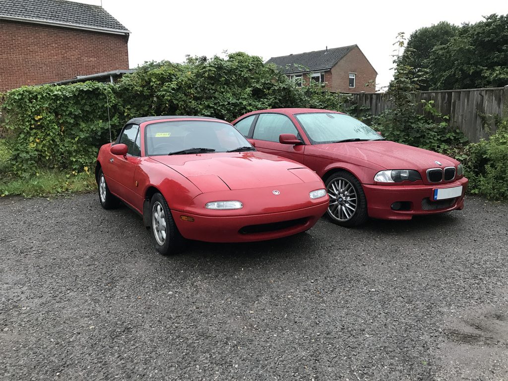 MX5 and BMW 330CI