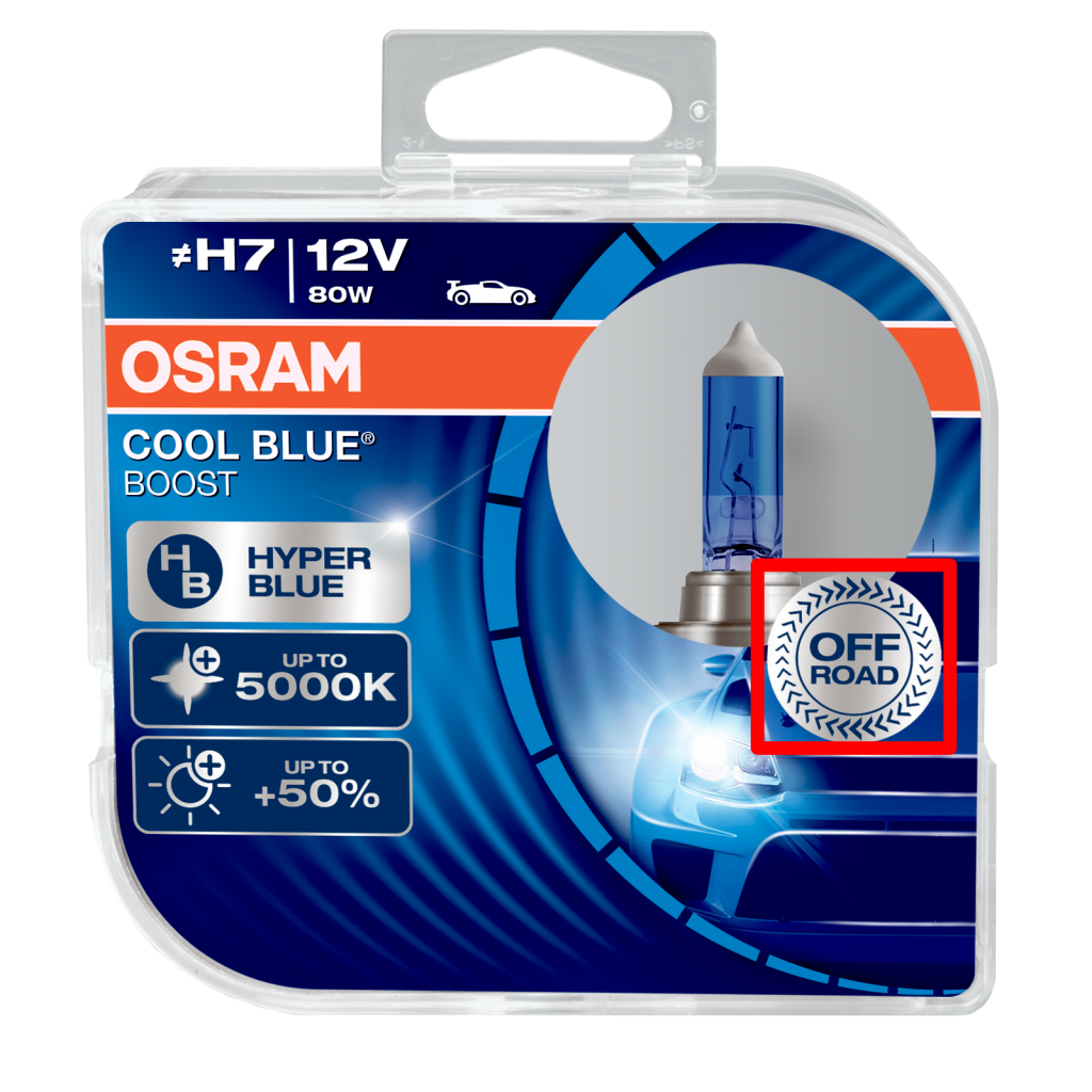 2 Ampoules OSRAM H7 Night Breaker® 200 12V - Roady