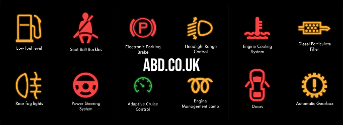 Car Dashboard Warning Lights Explained Quick Guide By ABD Automotive News by ABD.co.uk