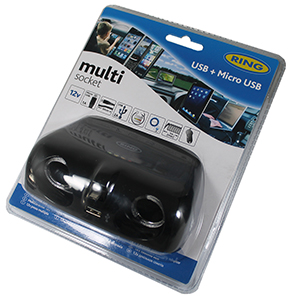 Ring Automotive Ring Multi-Socket 12V 120W Twin Usb 2A & Micro Usb Size 12