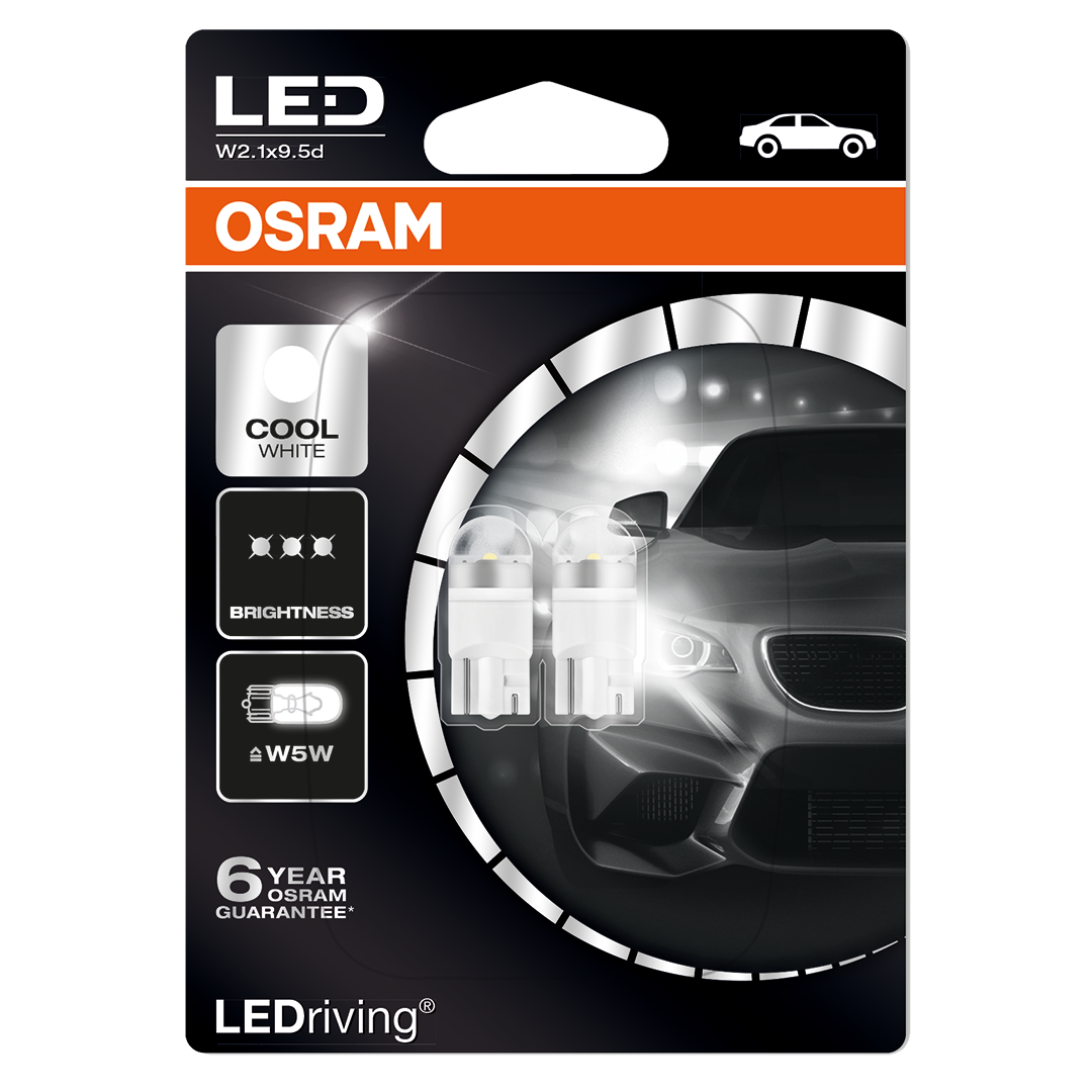 501 OSRAM Long Life LED W5W Bulbs