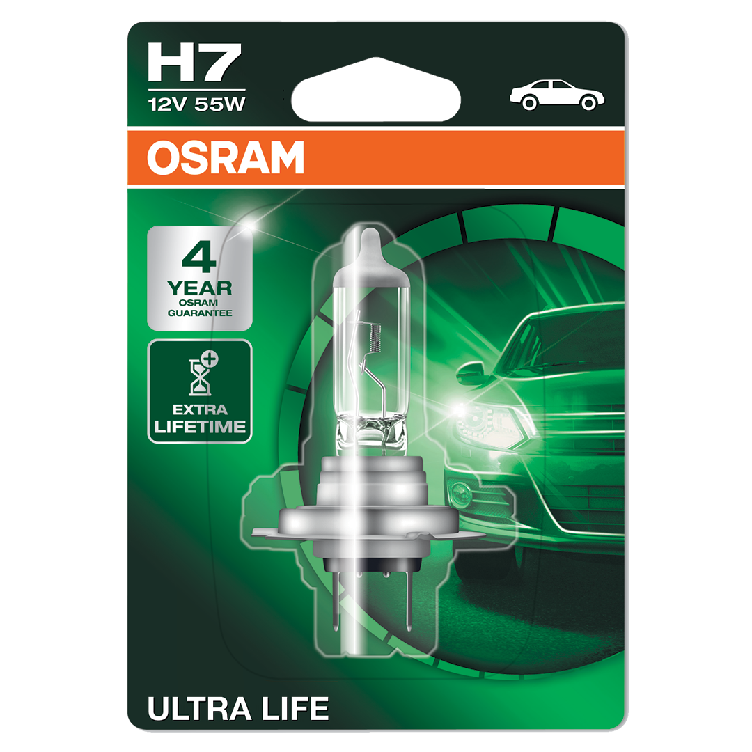 Osram H7 Ultra Life 12V 55W 3200K – TRONIX Autozone