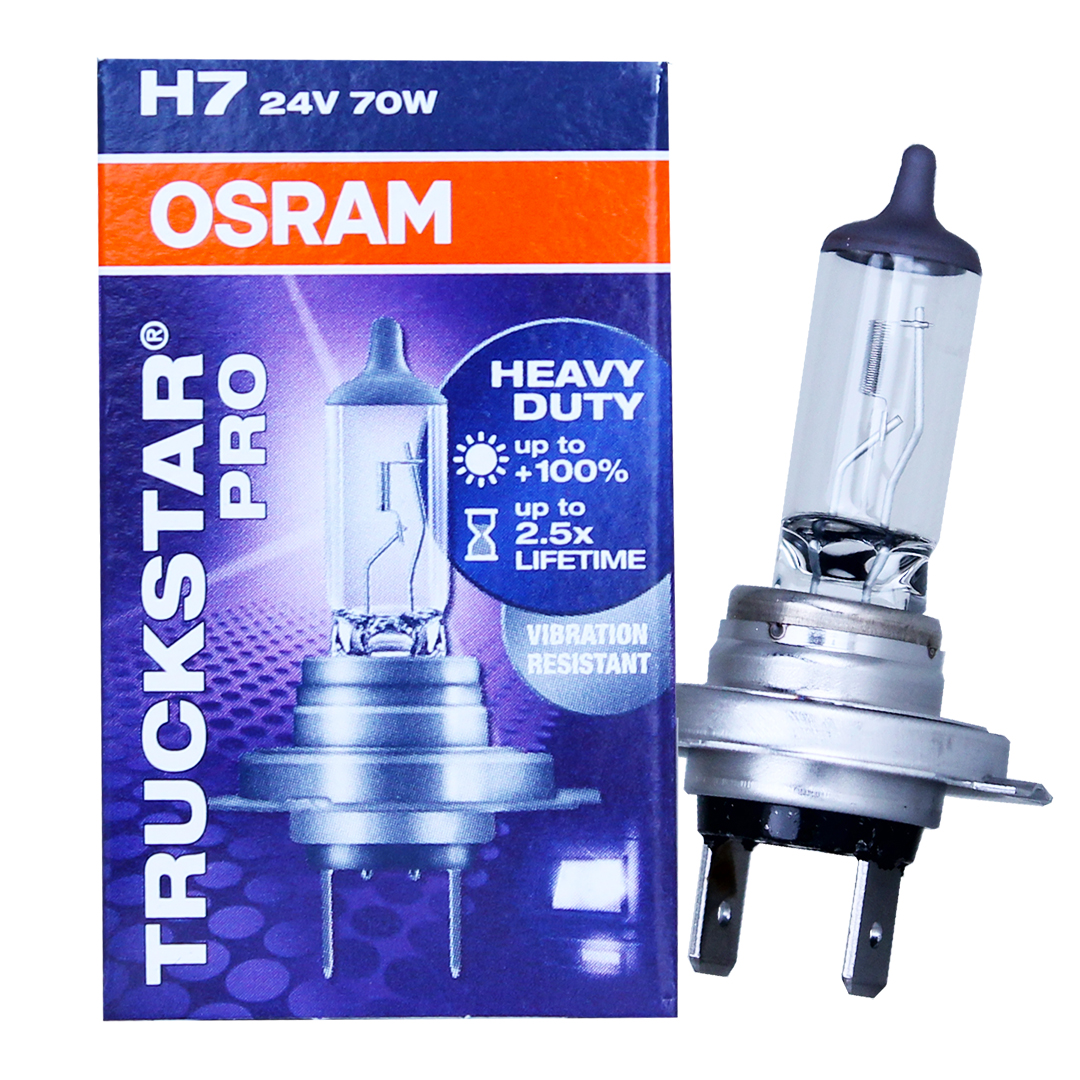 H7 24V Osram Truckstar Pro 70W, +100%, 2 pack - Matronics