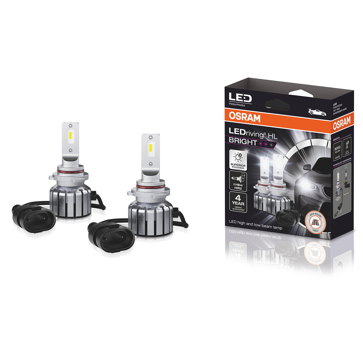 Osram LEDriving HL BRIGHT +300% 12V LED Headlights
