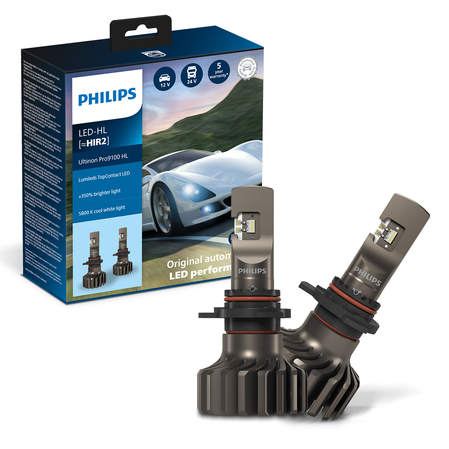 HIR2 Philips Ultinon Pro9100 HL LED Headlights (Pair)