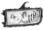 HELLA 247 011-031 Halogen-Headlight - left - for e.g. Mercedes-Benz Axor II