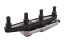 HELLA 230 035-101 Ignition Coil - 4-pin connector - Bolted
