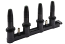 HELLA 358 000-231 Ignition Coil - 12V - 7-pin connector - Bolted