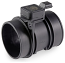 HELLA 358 095-181 Mass Air Flow Sensor - 4-pin connector - Pipe-neck