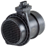 HELLA 358 095-291 Mass Air Flow Sensor - 4-pin connector - Pipe-neck