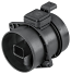 HELLA 358 095-311 Mass Air Flow Sensor - 4-pin connector - Pipe-neck