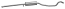 FAURECIA 366 024-511 Centre Muffler - Easy2Fit® Kit - for e.g. OPEL VECTRA A (J89)