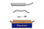 FAURECIA 366 025-851 Centre Muffler - Easy2Fit® Kit - for e.g. RENAULT ESPACE II