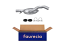 FAURECIA 366 026-231 Centre Muffler - Easy2Fit® Kit - for e.g. VW GOLF III (1H5)