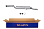 FAURECIA 366 026-461 Rear Muffler - Easy2Fit® Kit - for e.g. ALFA ROMEO 164