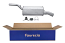 FAURECIA 366 027-231 Rear Muffler - Easy2Fit® Kit - for e.g. CITROËN C4 PICASSO I