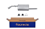 FAURECIA 366 028-041 Rear Muffler - Easy2Fit® Kit - for e.g. CITROËN C3 II (SC_) 1.6 HDi