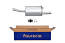 FAURECIA 366 028-151 Rear Muffler - Easy2Fit® Kit - for e.g. RENAULT DUSTER