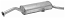 FAURECIA 366 028-861 Rear Muffler - Easy2Fit® Kit - for e.g. FIAT CROMA