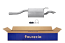 FAURECIA 366 029-401 Rear Muffler - Easy2Fit® Kit - for e.g. FIAT IDEA