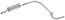FAURECIA 366 029-421 Rear Muffler - Easy2Fit® Kit - for e.g. ALFA ROMEO