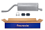 FAURECIA 366 029-481 Rear Muffler - Easy2Fit® Kit - for e.g. FIAT GRANDE PUNTO