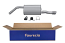 FAURECIA 366 029-491 Rear Muffler - Easy2Fit® Kit - for e.g. FIAT PUNTO