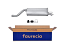 FAURECIA 366 029-511 Rear Muffler - Easy2Fit® Kit - for e.g. FIAT GRANDE PUNTO