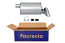 FAURECIA 366 030-081 Rear Muffler - Easy2Fit® Kit - for e.g. VW SHARAN (7M8, 7M9, 7M6)
