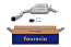 FAURECIA 366 030-221 Rear Muffler - Easy2Fit® Kit - for e.g. FORD MONDEO II