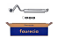 FAURECIA 366 030-381 Rear Muffler - Easy2Fit® Kit - for e.g. HONDA CIVIC IV