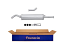 FAURECIA 366 030-571 Rear Muffler - Easy2Fit® Kit - for e.g. LADA SAMARA
