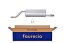 FAURECIA 366 030-751 Rear Muffler - Easy2Fit® Kit - for e.g. OPEL CORSA D