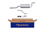 FAURECIA 366 031-201 Rear Muffler - Easy2Fit® Kit - for e.g. VAUXHALL AGILA (A)