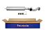 FAURECIA 366 031-311 Rear Muffler - Easy2Fit® Kit - for e.g. OPEL MOVANO A